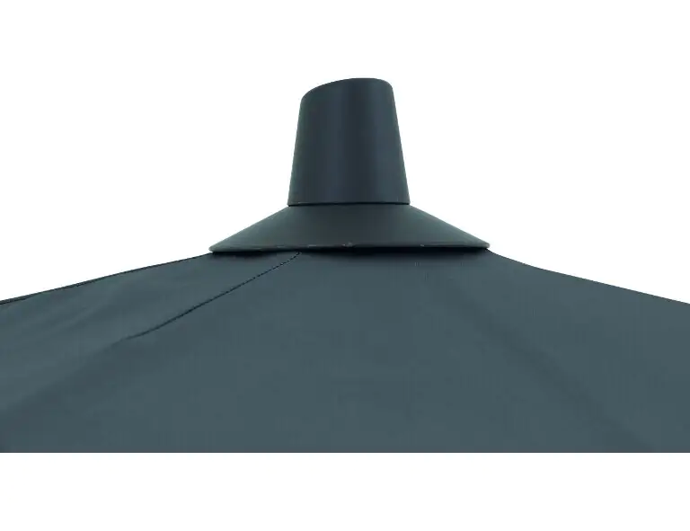 Siena Garden Mittelstockschirm Avio anthrazit 250 x 200 cm