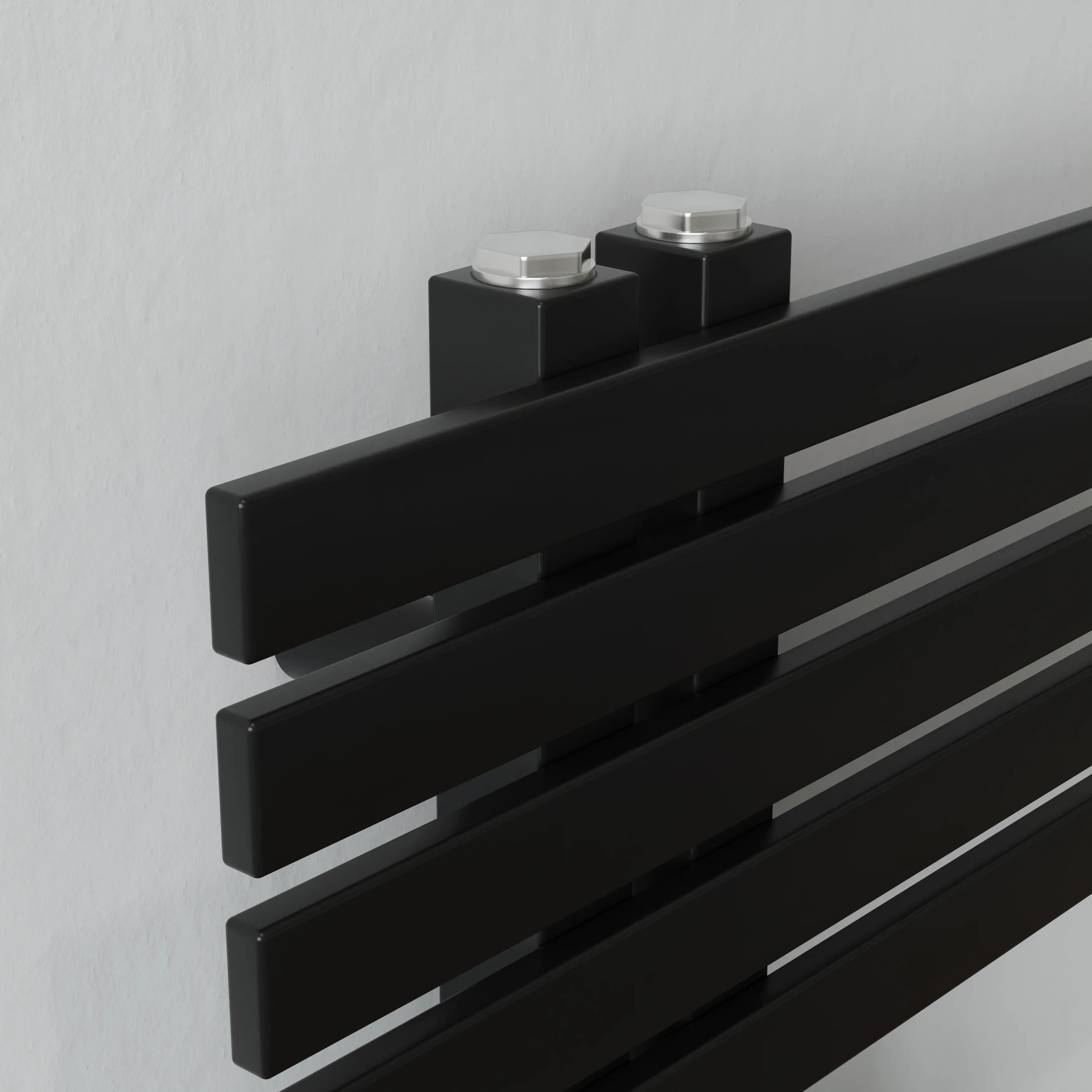 Ximax Handtuchheizkörper P2 Scale 94 x 65 cm 380 Watt schwarz matt