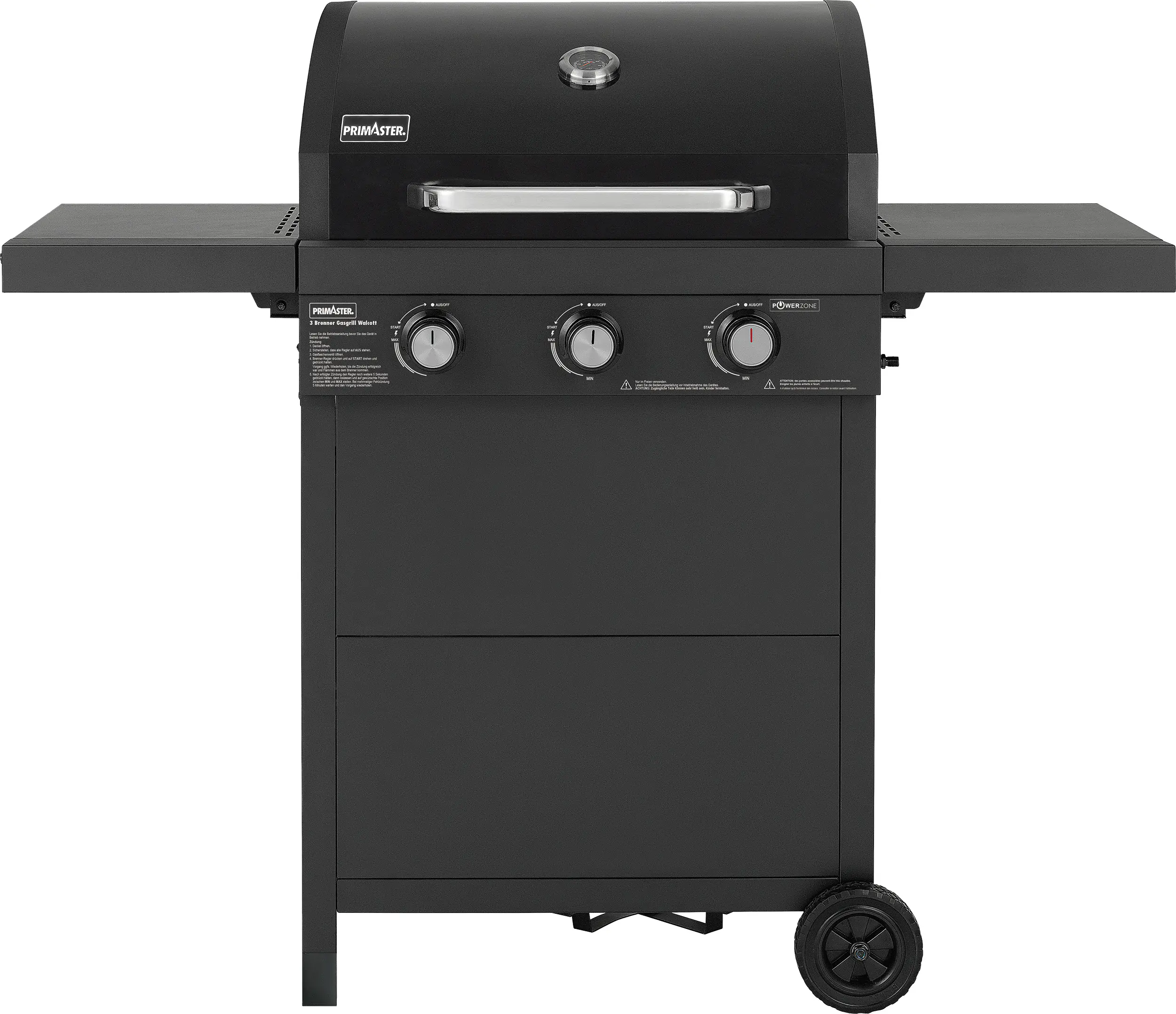 Primaster Gasgrill Walcott Grillfläche: 65 x 43 cm