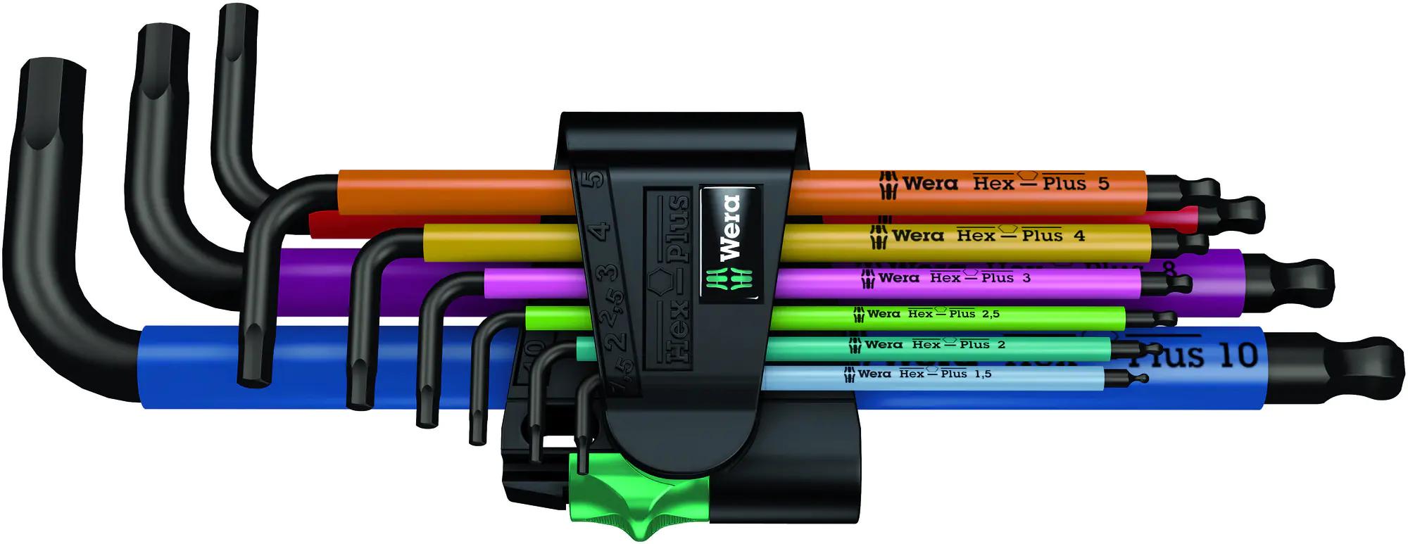 Wera Winkelschlüssel-Satz 950/9 Hex-Plus 1 SB BlackLaser 9-teilig