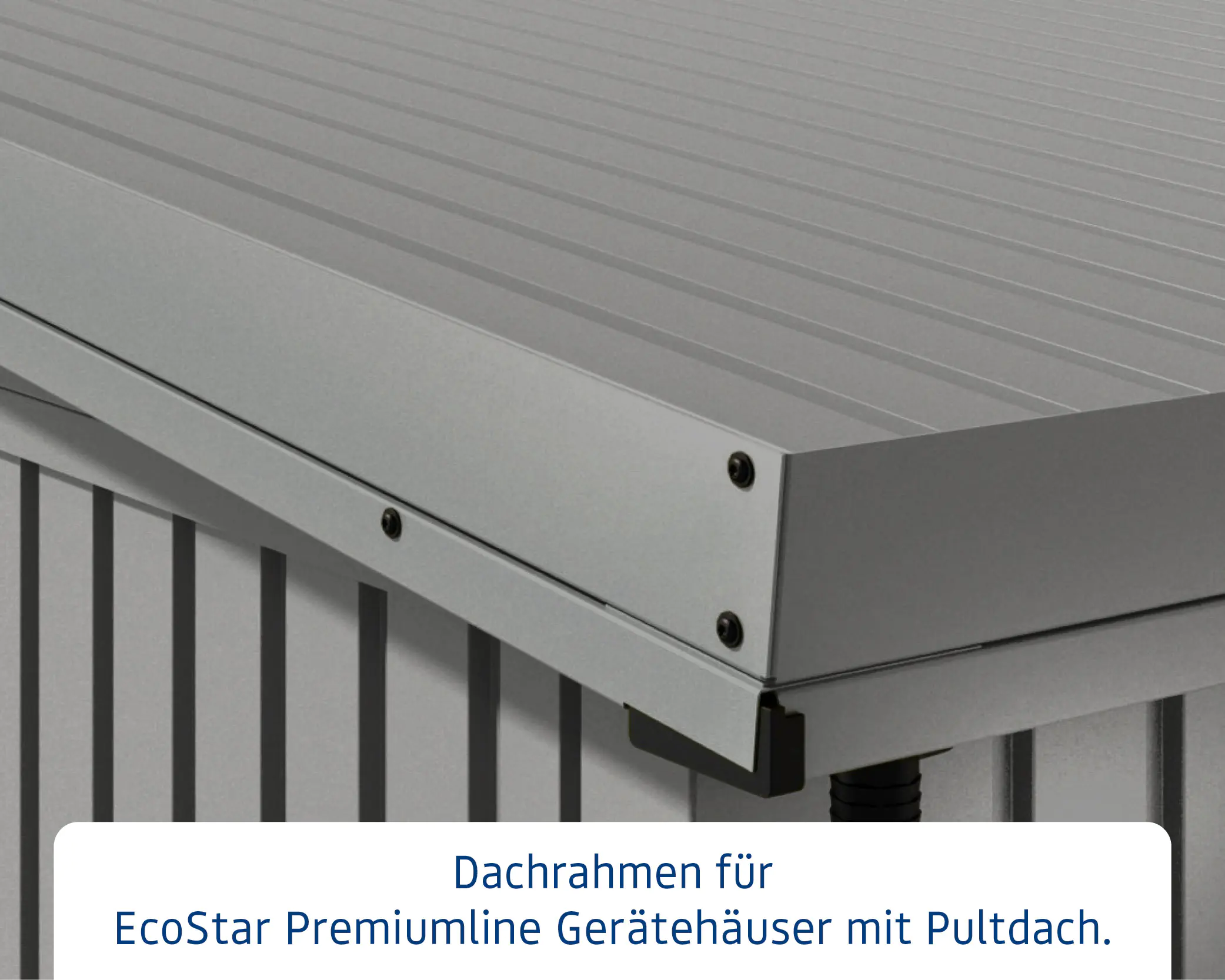 EcoStar Dachrahmen für Gründach Pultdach Typ 2 grau