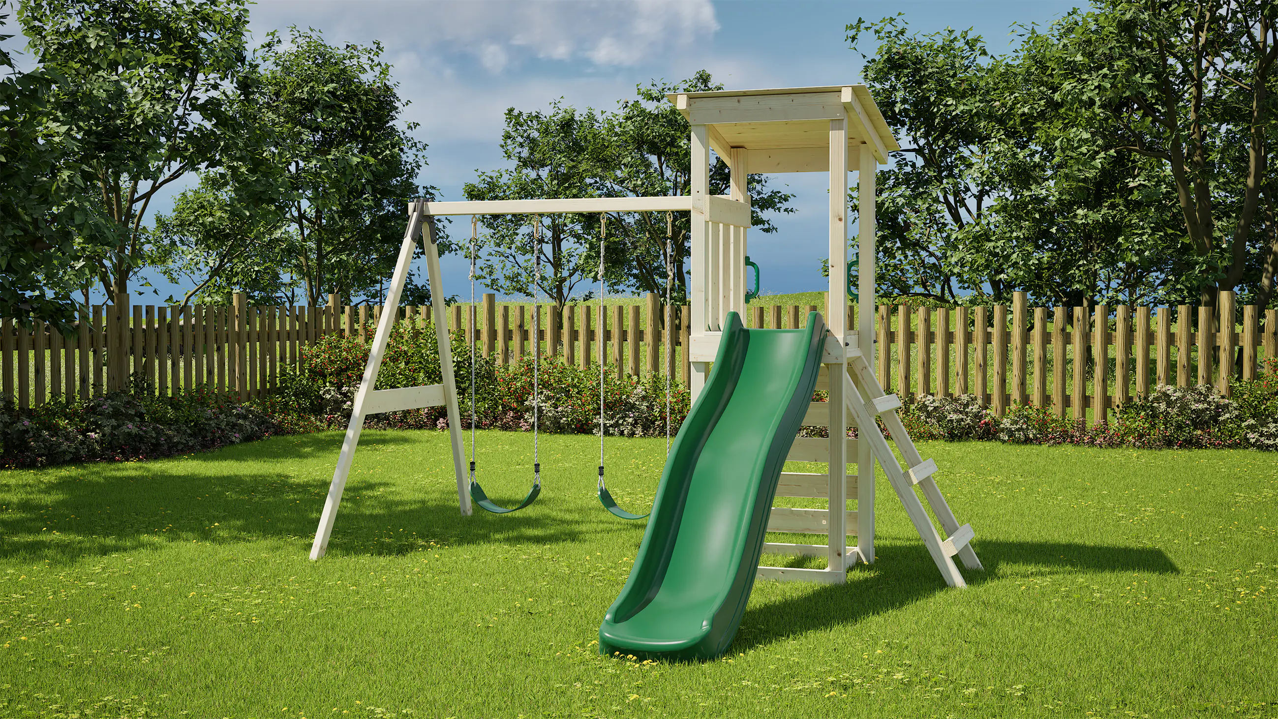 Weka Spielturm Neapel 322,1 x 284,4 x 228,8 cm