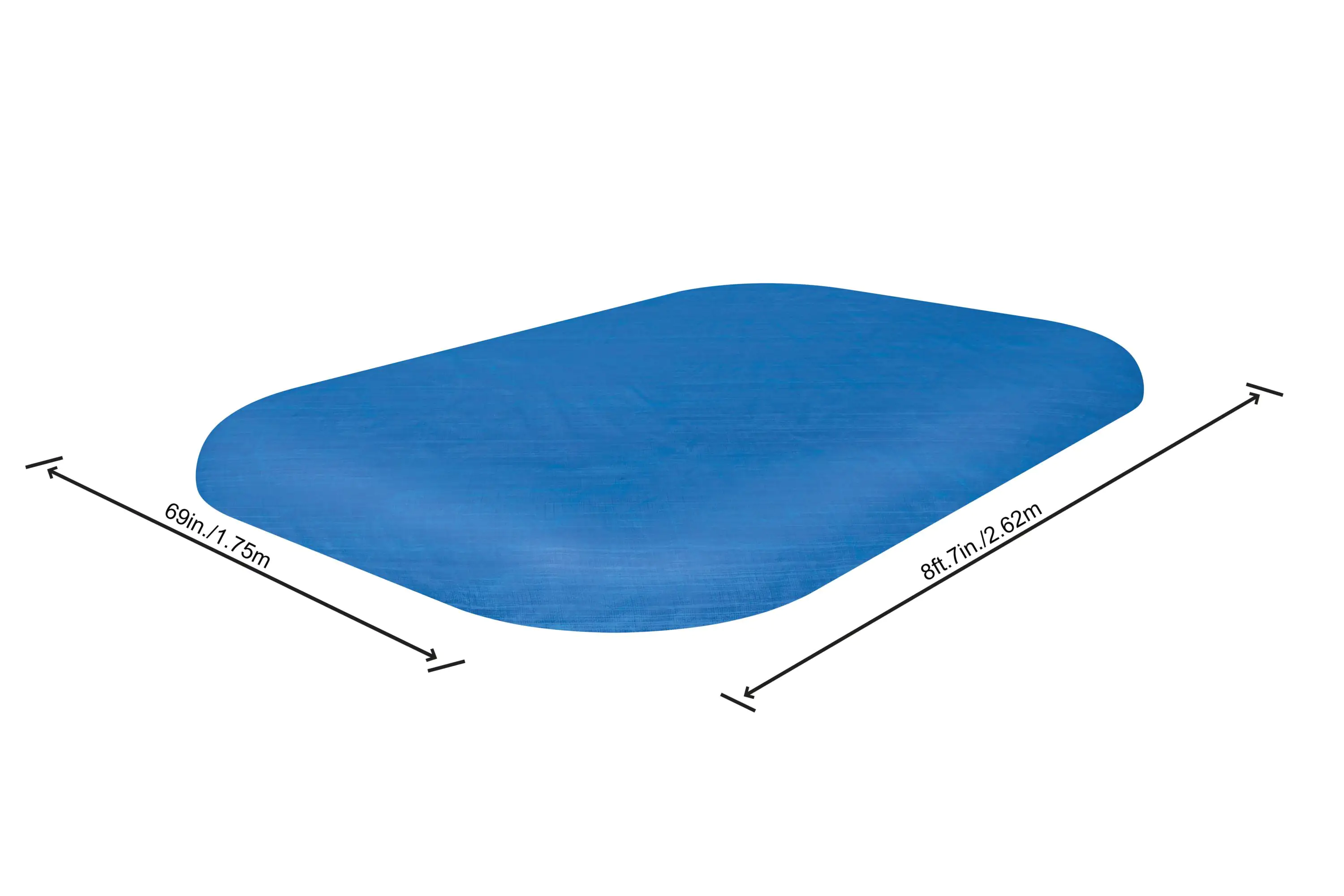 Bestway Flowclear Abdeckplane für Family-Pools 262 x 175 x 51 cm