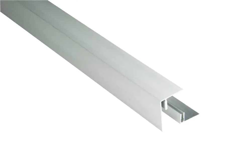 Kovalex Seitenabschluss Alu 250 x 5,9 x 4,5 cm silber inkl. Befestigung