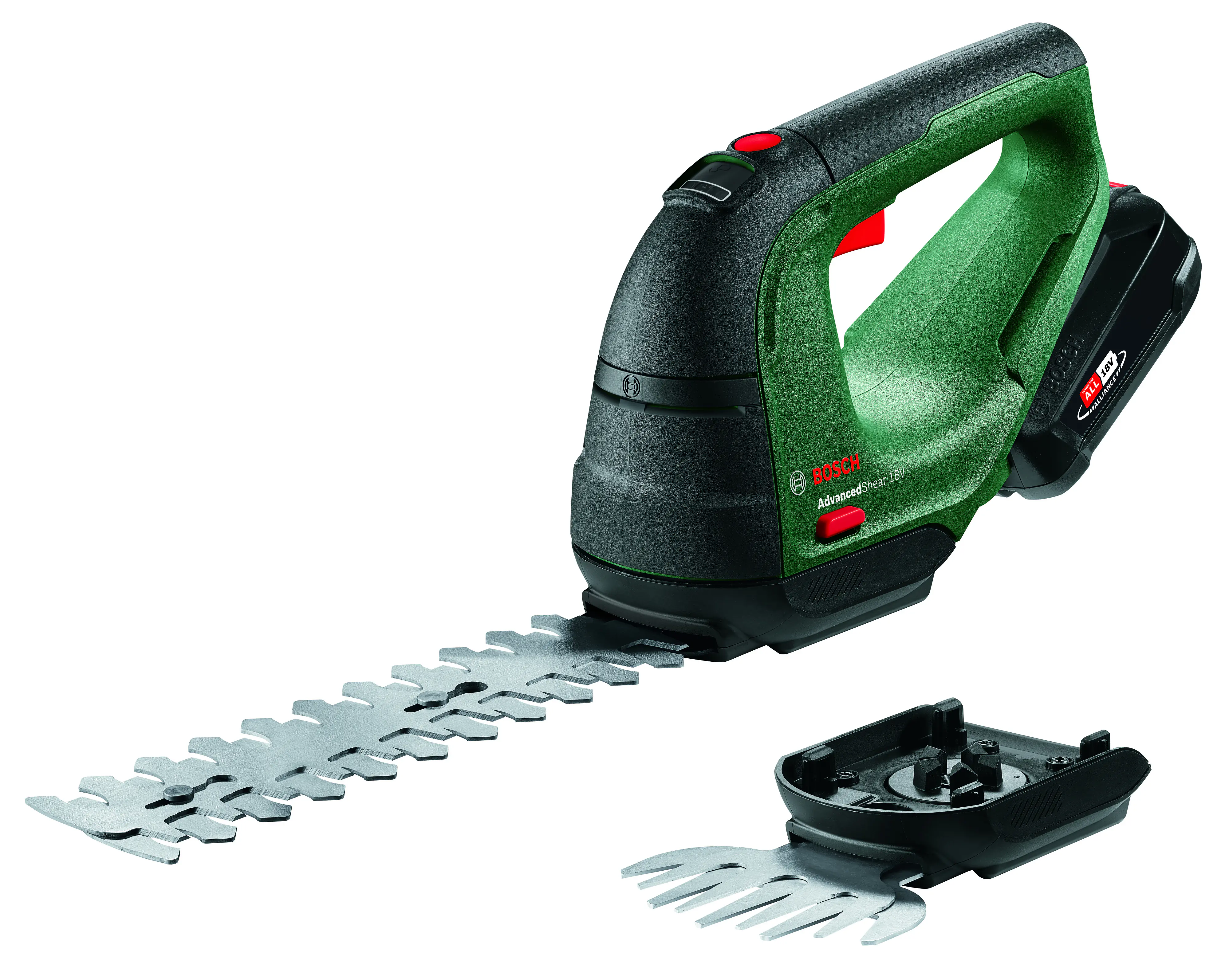 Bosch Akku-Strauch- und Grasscheren-Set AdvancedShear 18V-10 18 V, 2,0 Ah