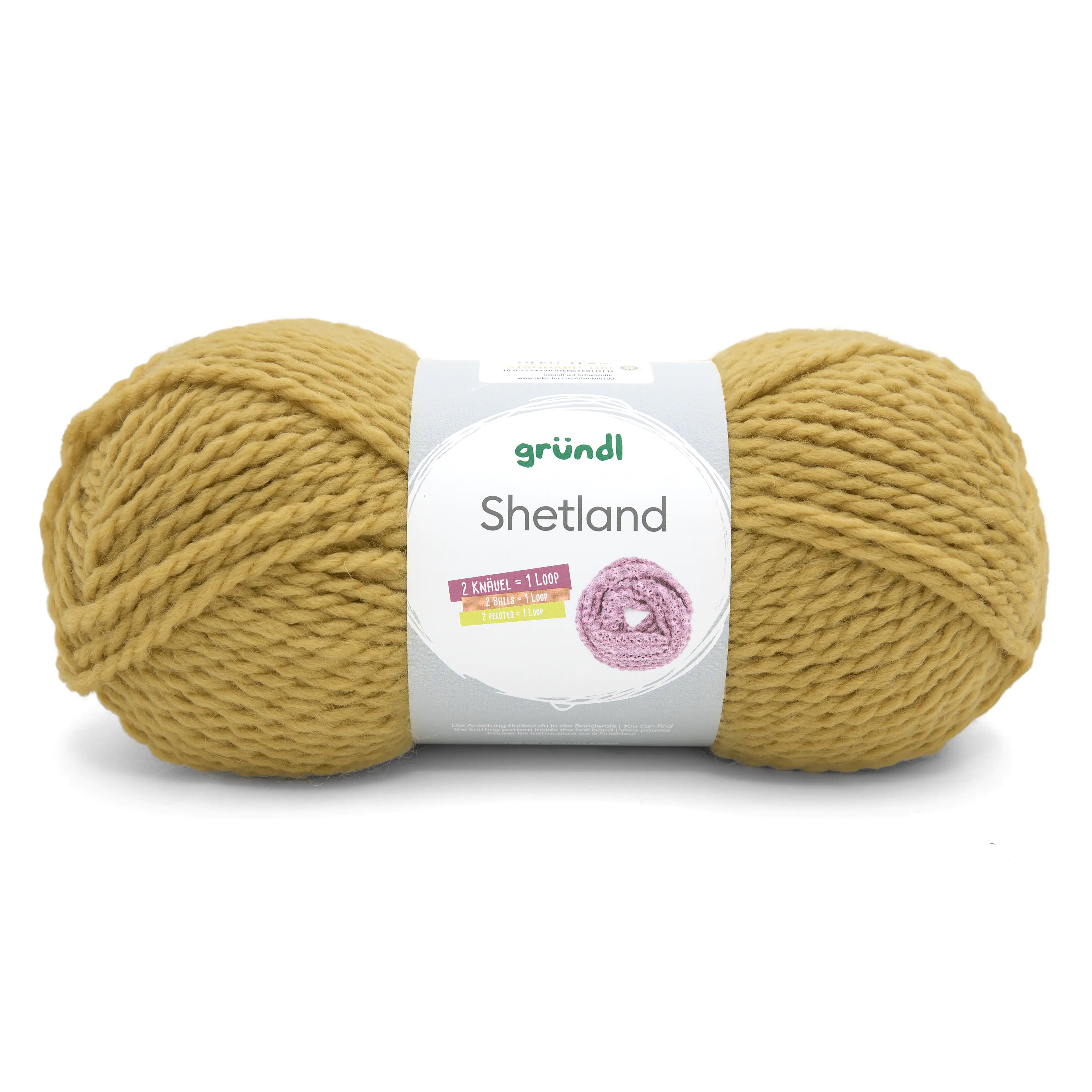 Gründl Wolle Shetland 100 g curry