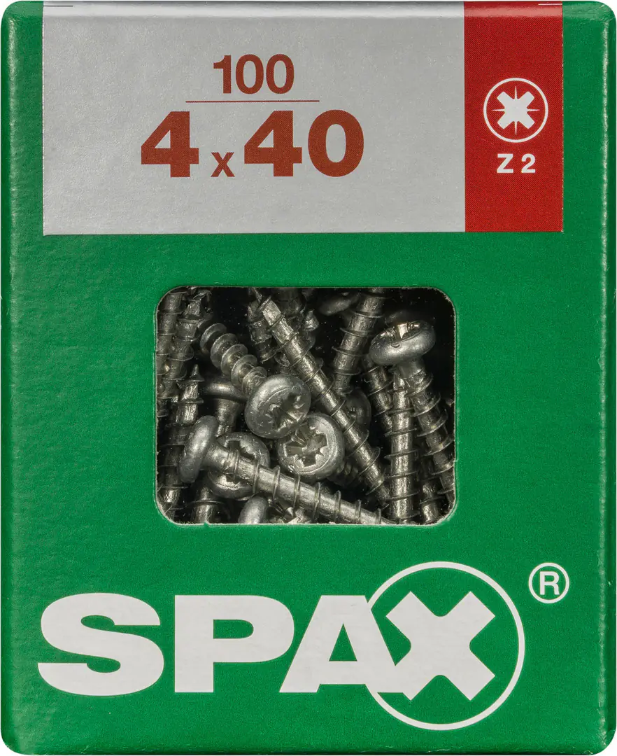 Spax Universalschrauben 4.0 x 40 mm TX 20 - 100 Stk.