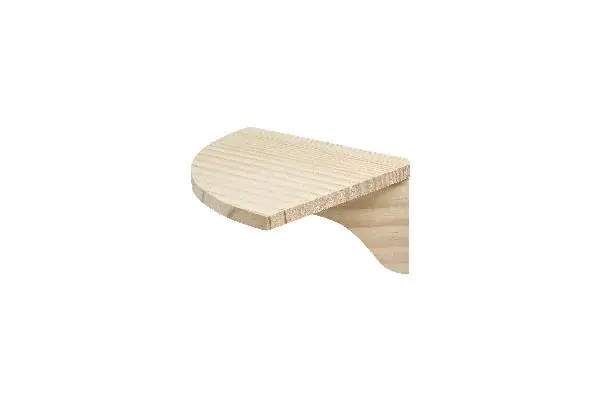 Dolle Regalboden-Set Pur 25 x 25 cm, 16 mm, leimholz