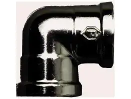 Cornat Winkel Messing verchromt, 3/8" IG