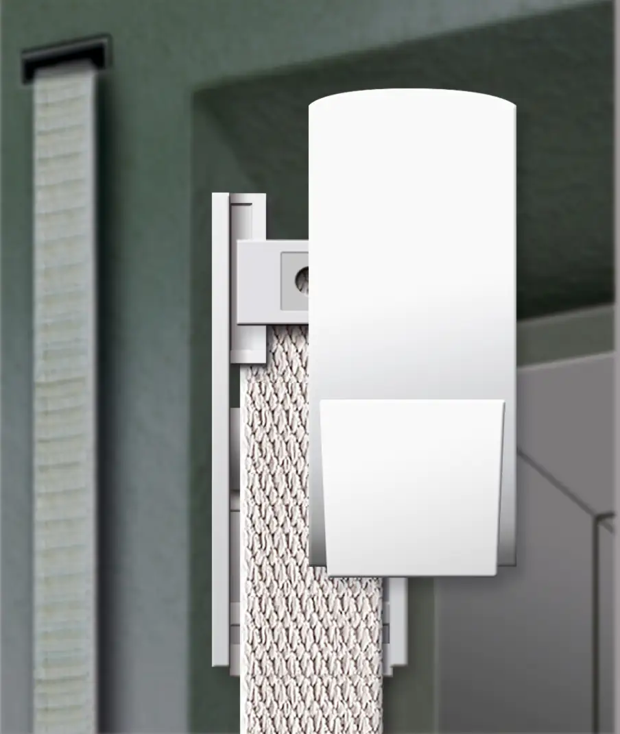 Schellenberg Gurtführung Duo Plus System Maxi weiß für schwere Rollläden