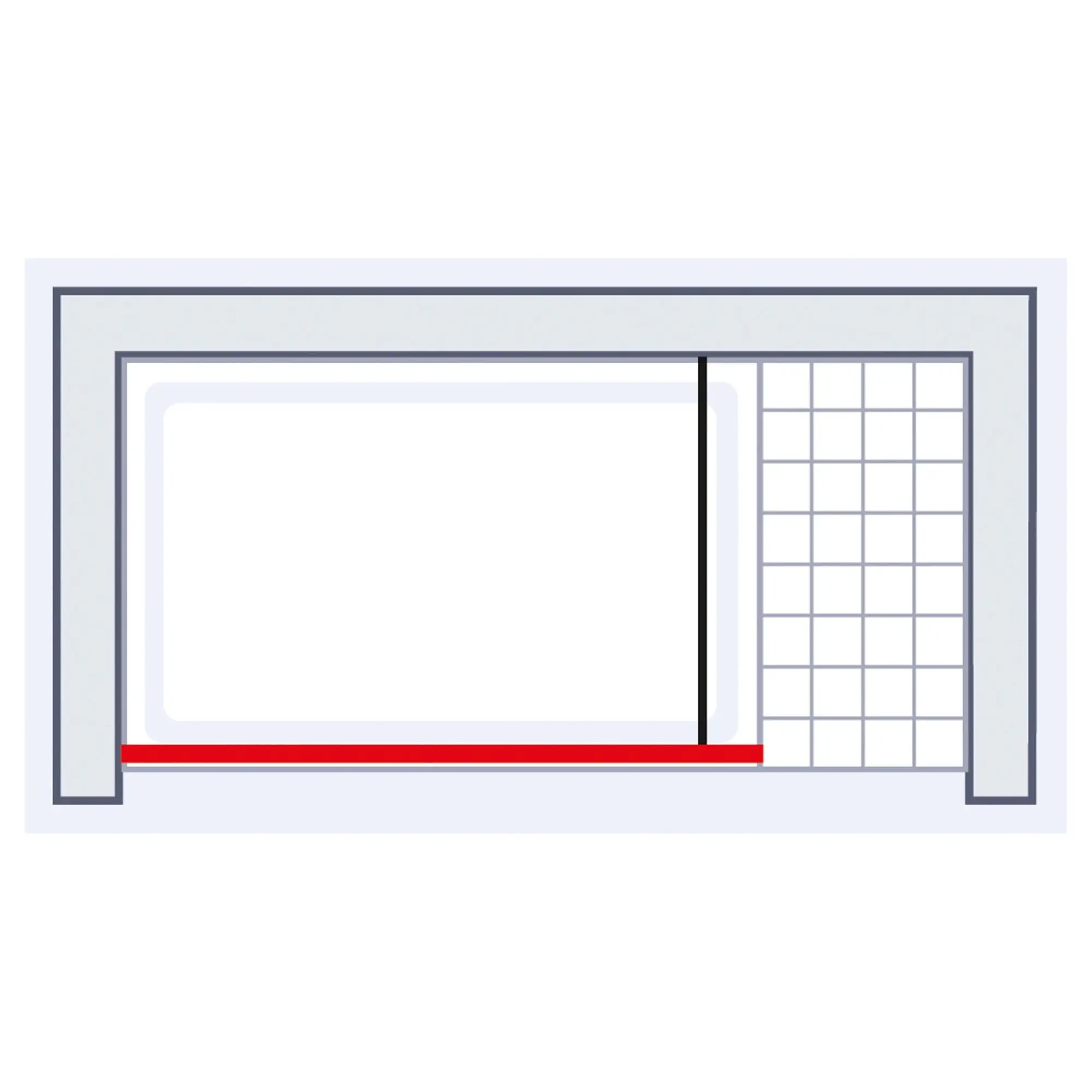 Schulte Duschwand Garant 2.0 Walk In 120 x 200 cm Dekor Bodennebel