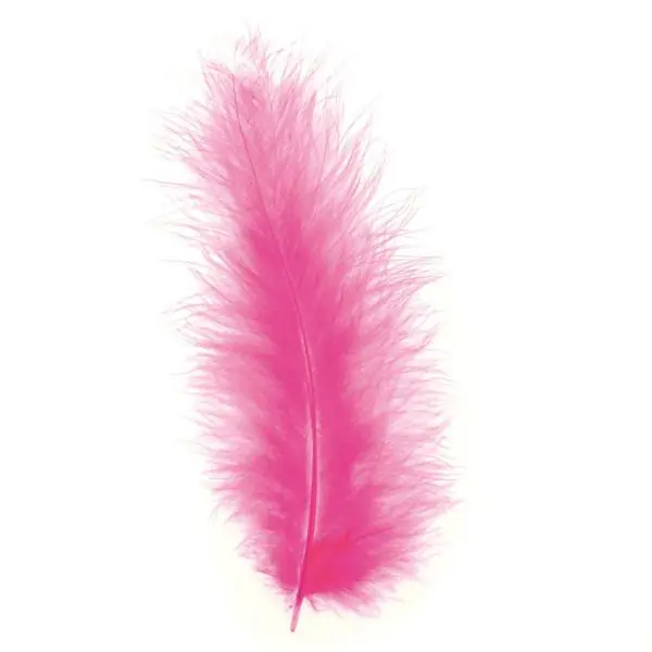 Glorex Marabufedern pink ca. 15 Stück