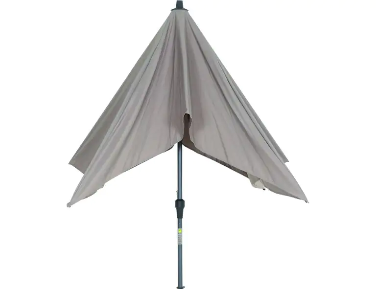 Siena Garden Mittelstockschirm Avio taupe 300 x 200 cm