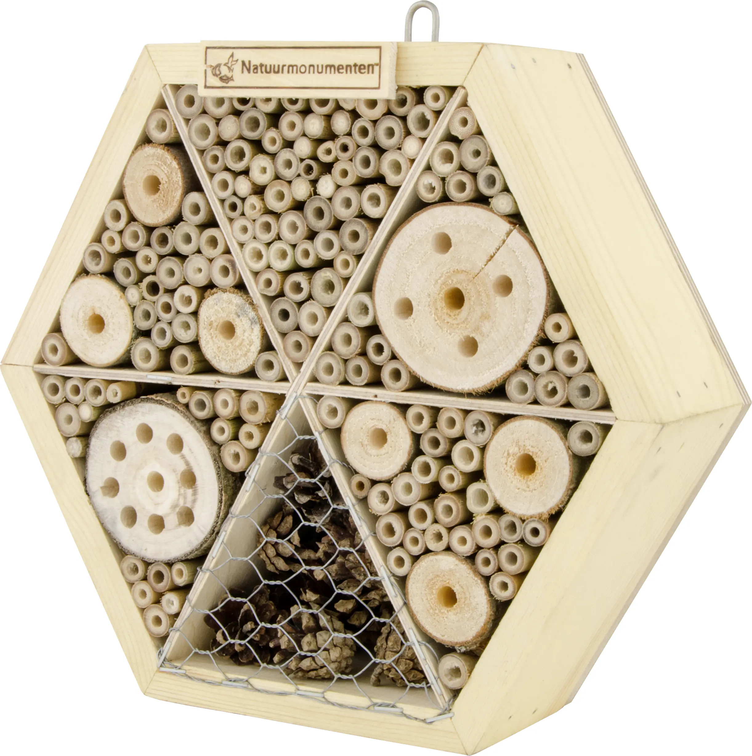 CJ Wildlife Insektenhaus Hexagon natur 25,1 x 25,1 cm