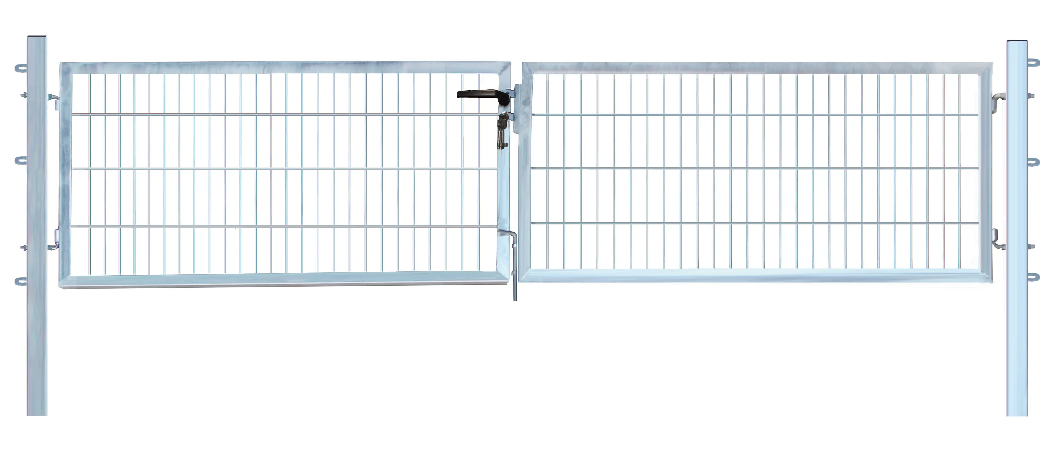 Floraworld Gartentor doppelflügelig Comfort 300 x 80 cm feuerverzinkt