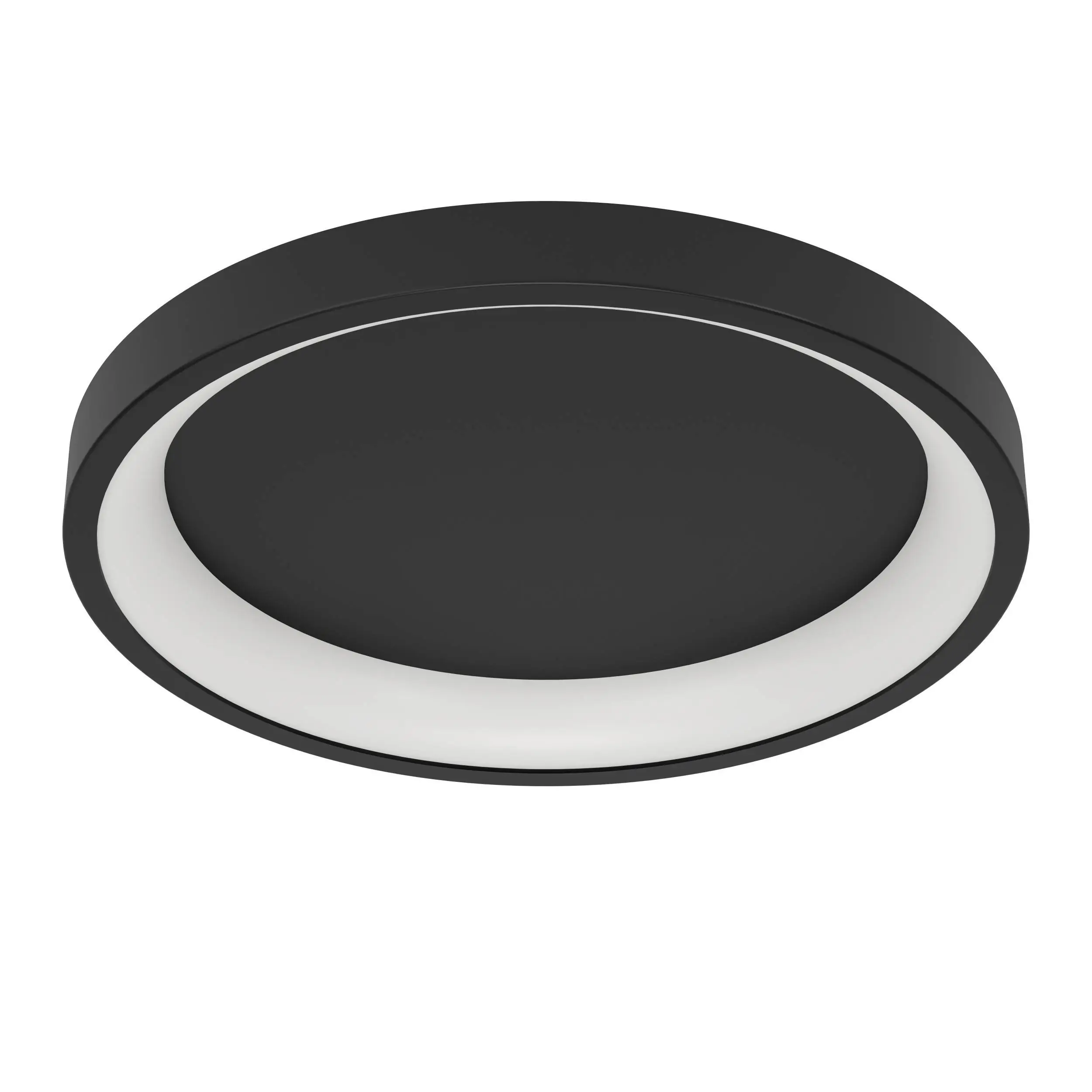 Eglo LED Deckenleuchte Lorezello-Z schwarz Ø 35 x 8 cm warmweiß-kaltweiß dimmbar