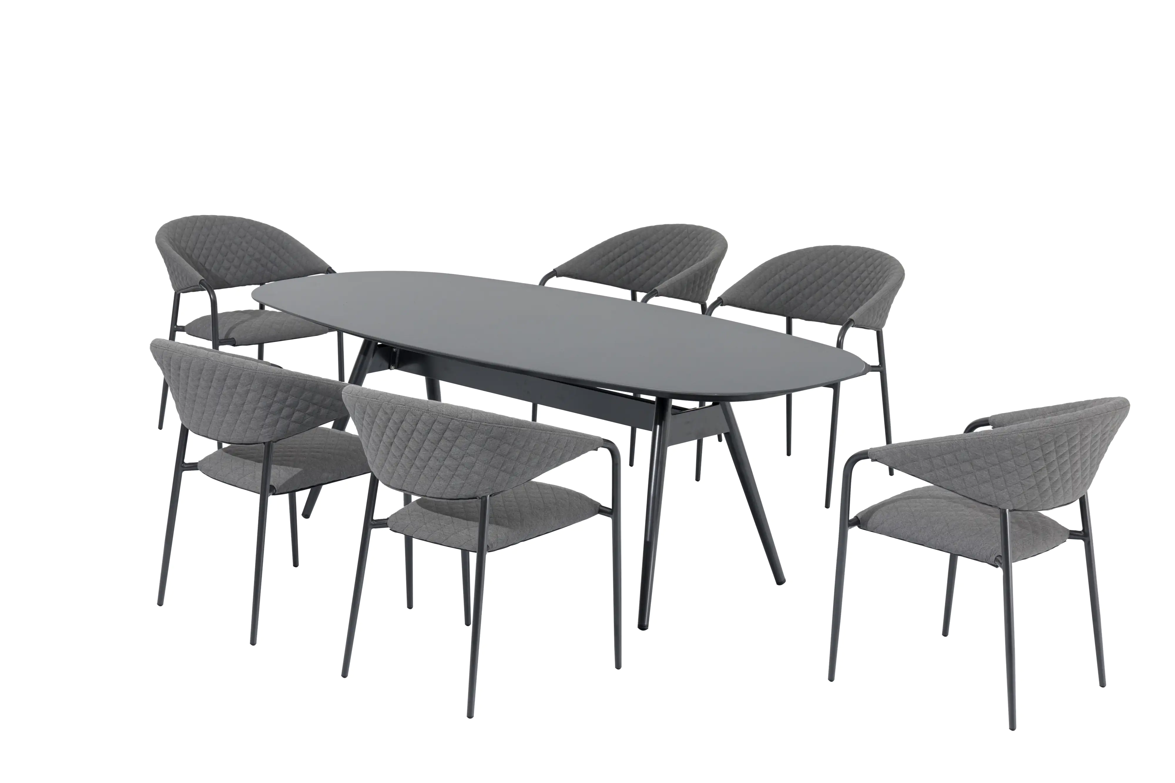 Primaster Stapelsessel Calvo mit wetterfestem Bezug grau