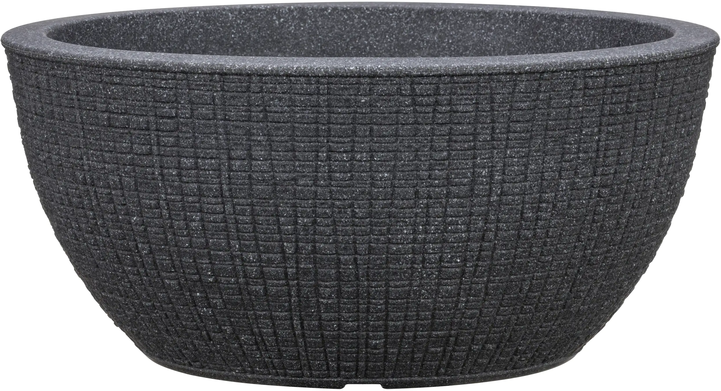 Scheurich Pflanzschale Serie 297 Barceo Bowl stony black Ø 40 cm