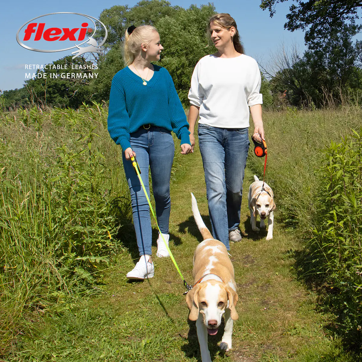 Flexi Hundeleine New Neon Gurt S neonorange