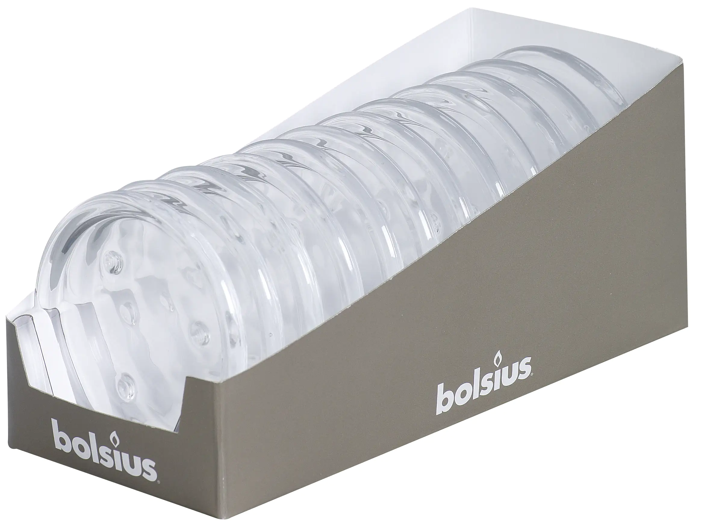 Bolsius Kerzenteller für Teelichter und Kerzen, Ø 11 cm