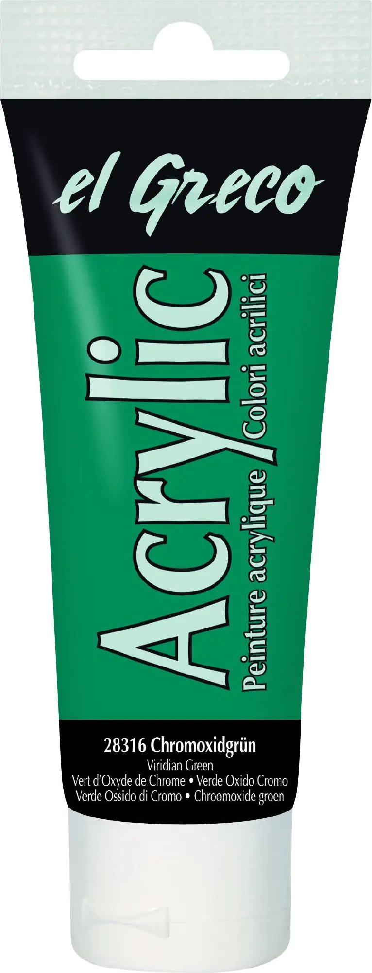 Kreul el Greco Acrylic Tube chromoxidgrün 75 ml