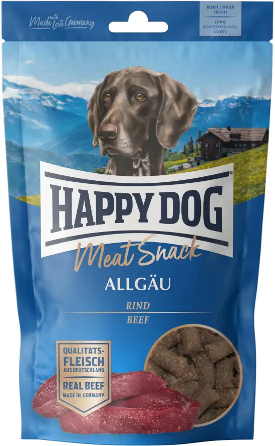 HappyDog Hundesnack Meatsnack Allgäu 75 g