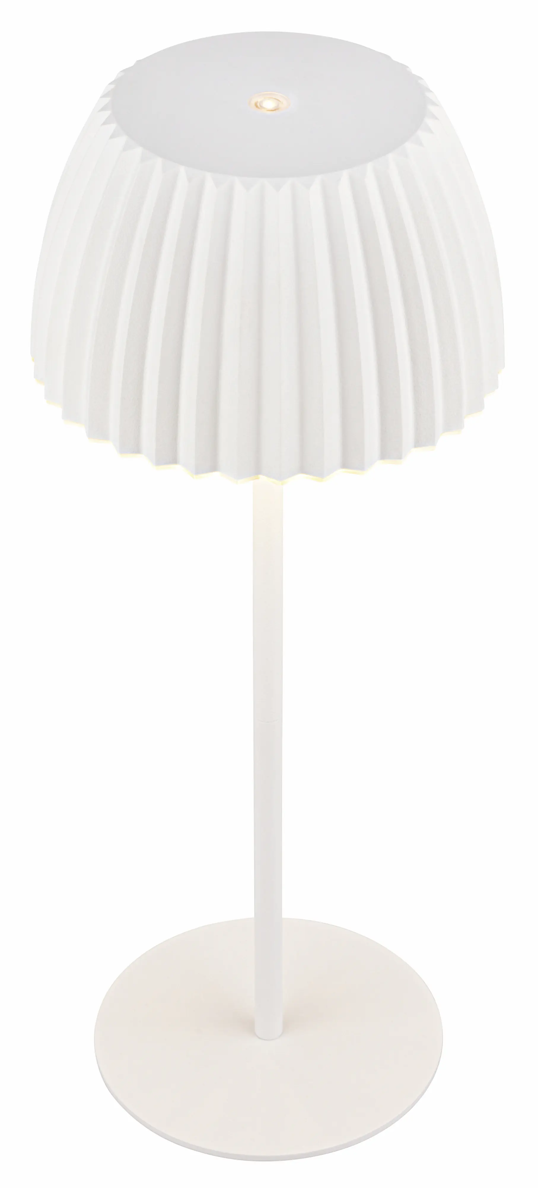 Briloner LED-Tischleuchte Riffle mit Akku weiß dimmbar