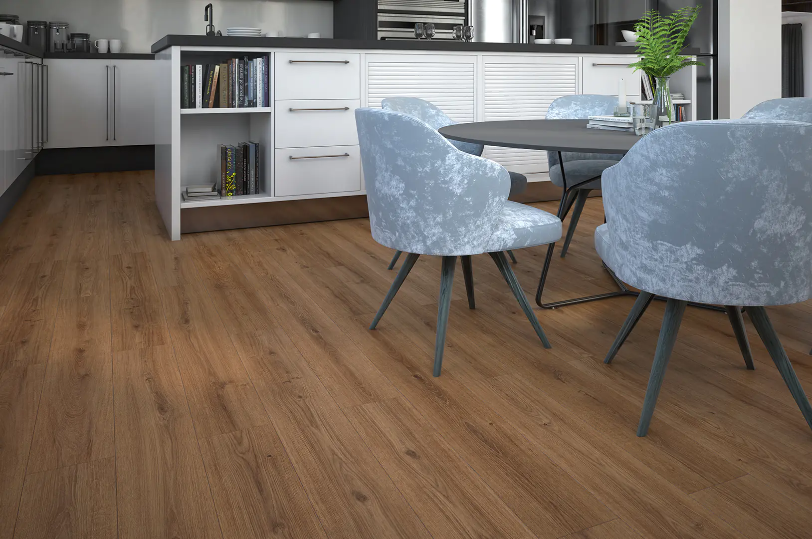 Classen Designboden HydroClick 128,5 x 19,2 cm 9 mm Traubeneiche 