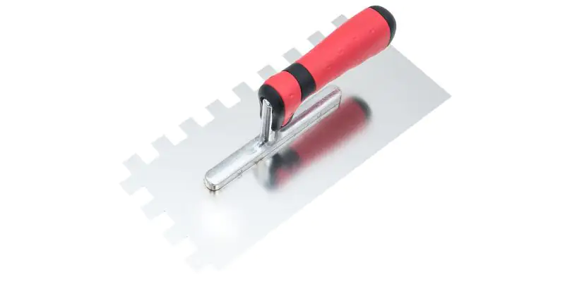 Connex Zahnglättekelle 280 x 130 mm Zahnung 15 x 15 mm mit Zwei-Komponentengriff