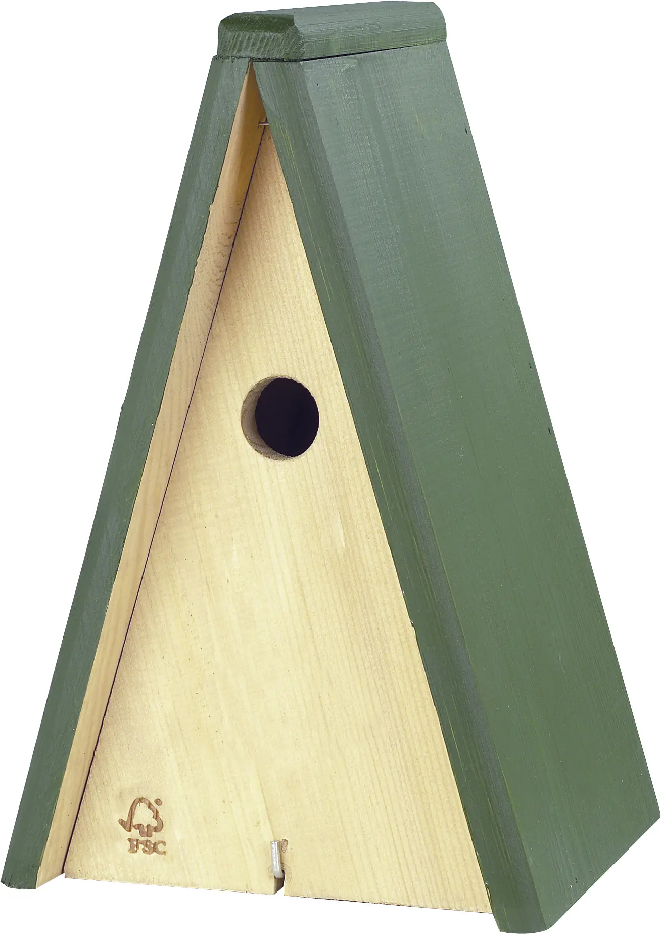CJ Wildlife Nistkasten für Wildvögel Miami 19,5 x 16 cm natur/grün
