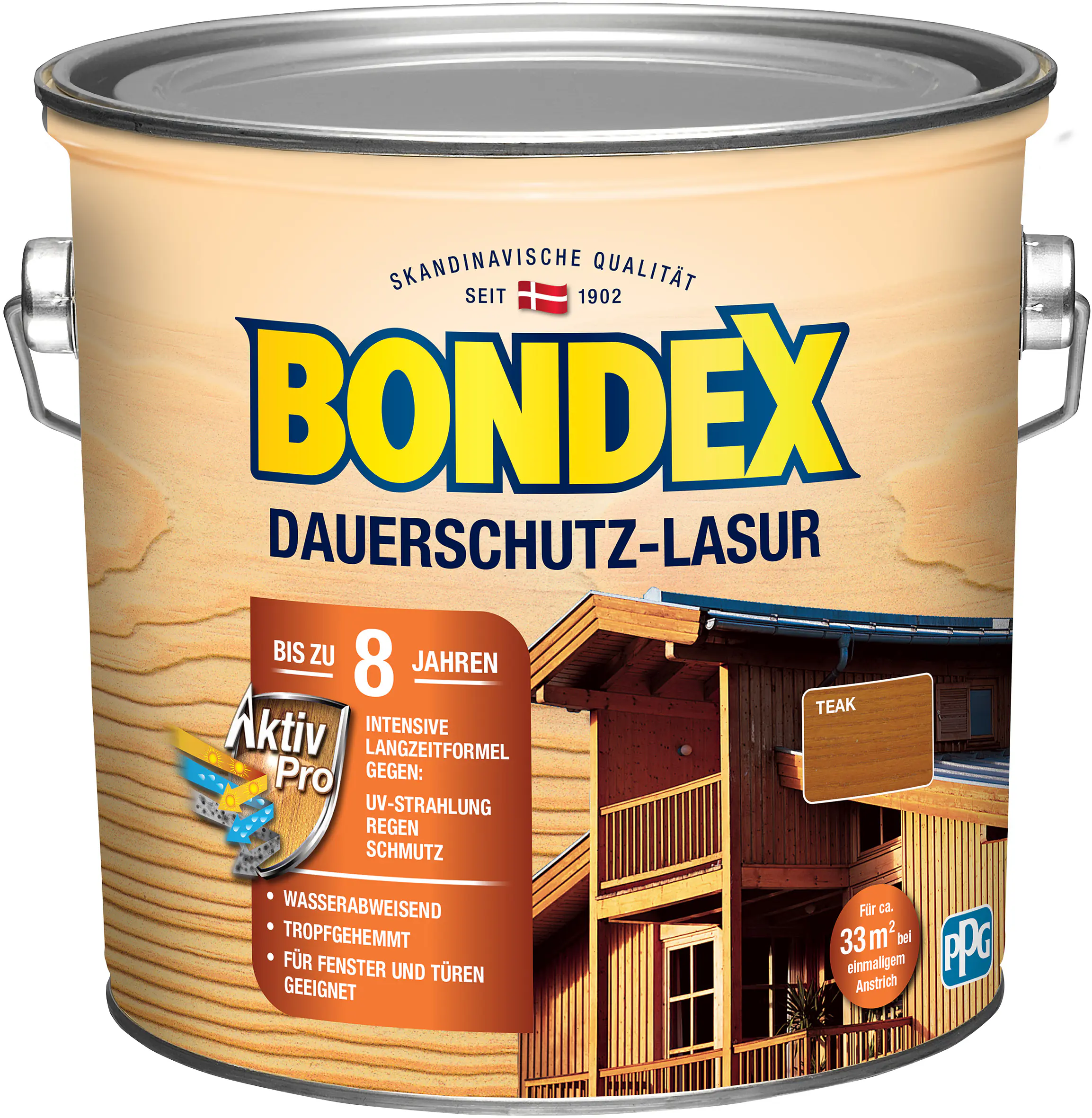 Bondex Dauerschutz Lasur 2,5 L teak