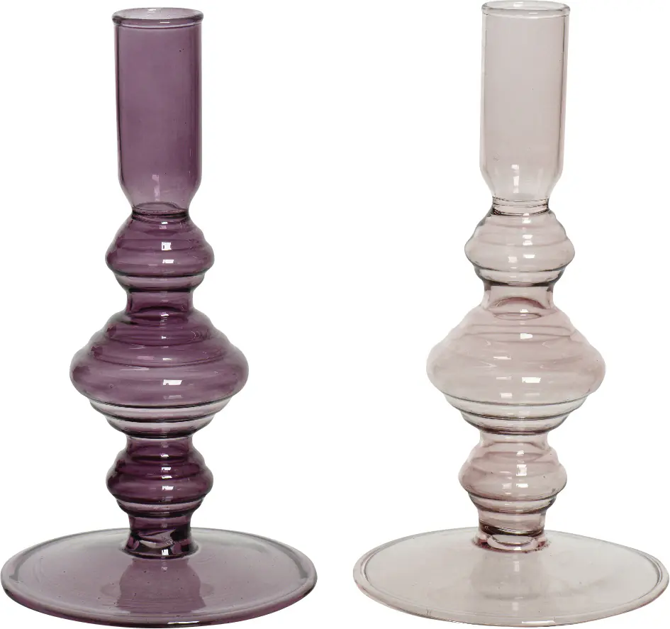 Kaemingk Kerzenhalter aus Glas 16 cm