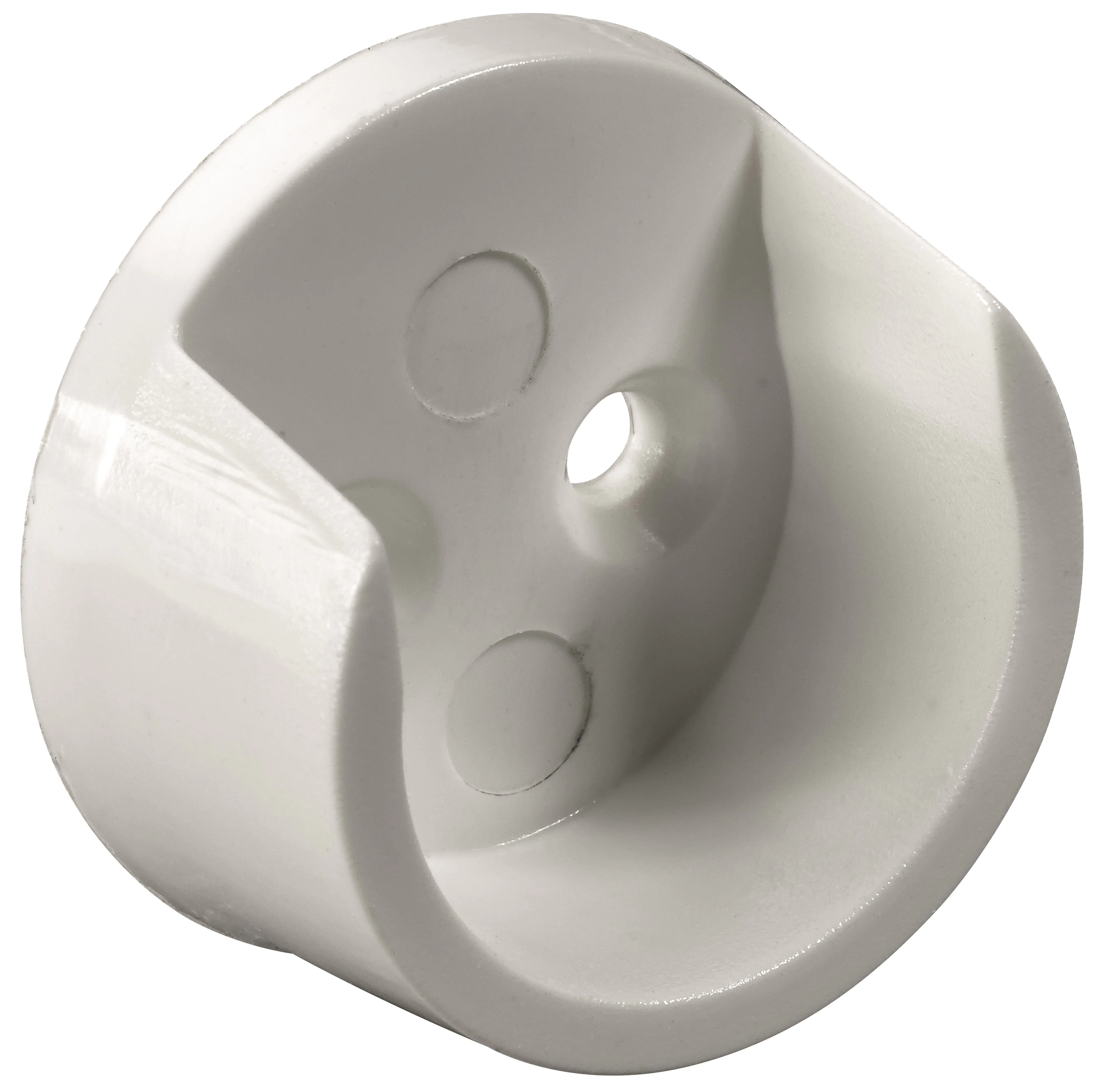 Hettich Schrankrohrlager Ø 20 mm Ø 20 mm, weiß, 2 Stück