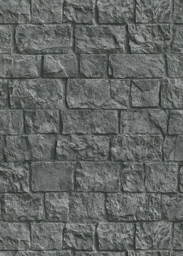 Erismann Vliestapete Stein grau 10,05 x 0,53 m