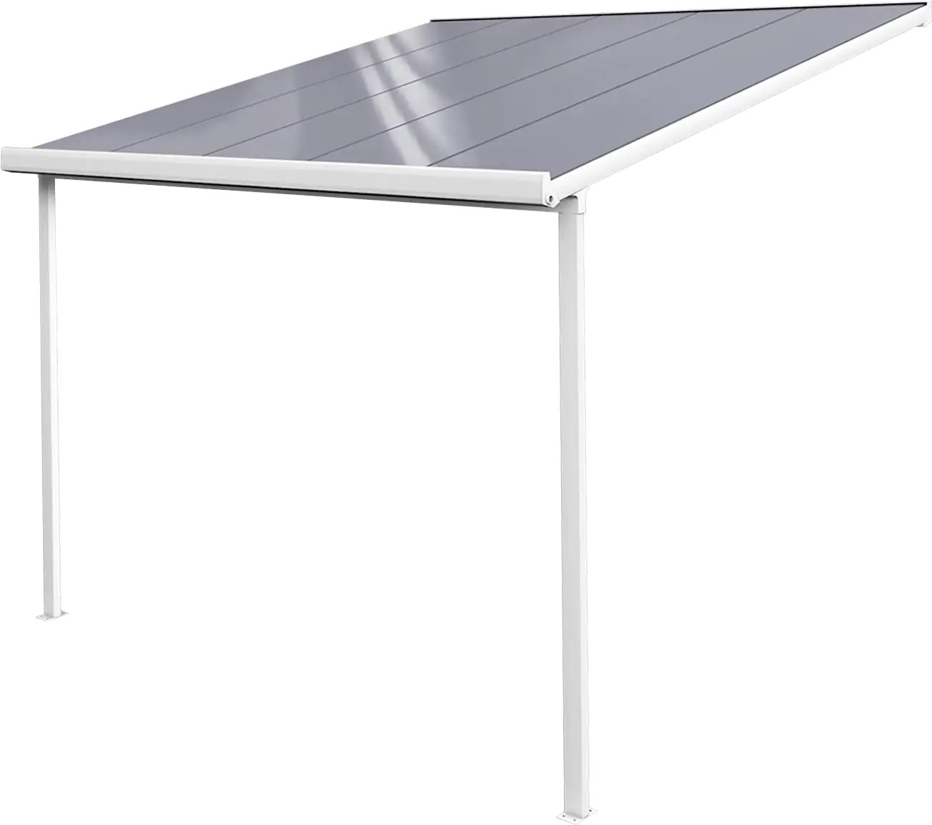 Gutta Terrassenüberdachung Basic 306x306cm weiß