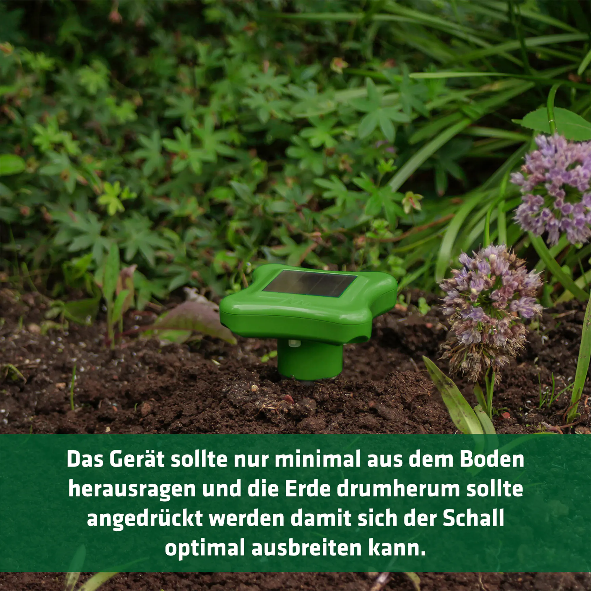 Gardigo Solar Maulwurfabwehr Alu 1 Stück