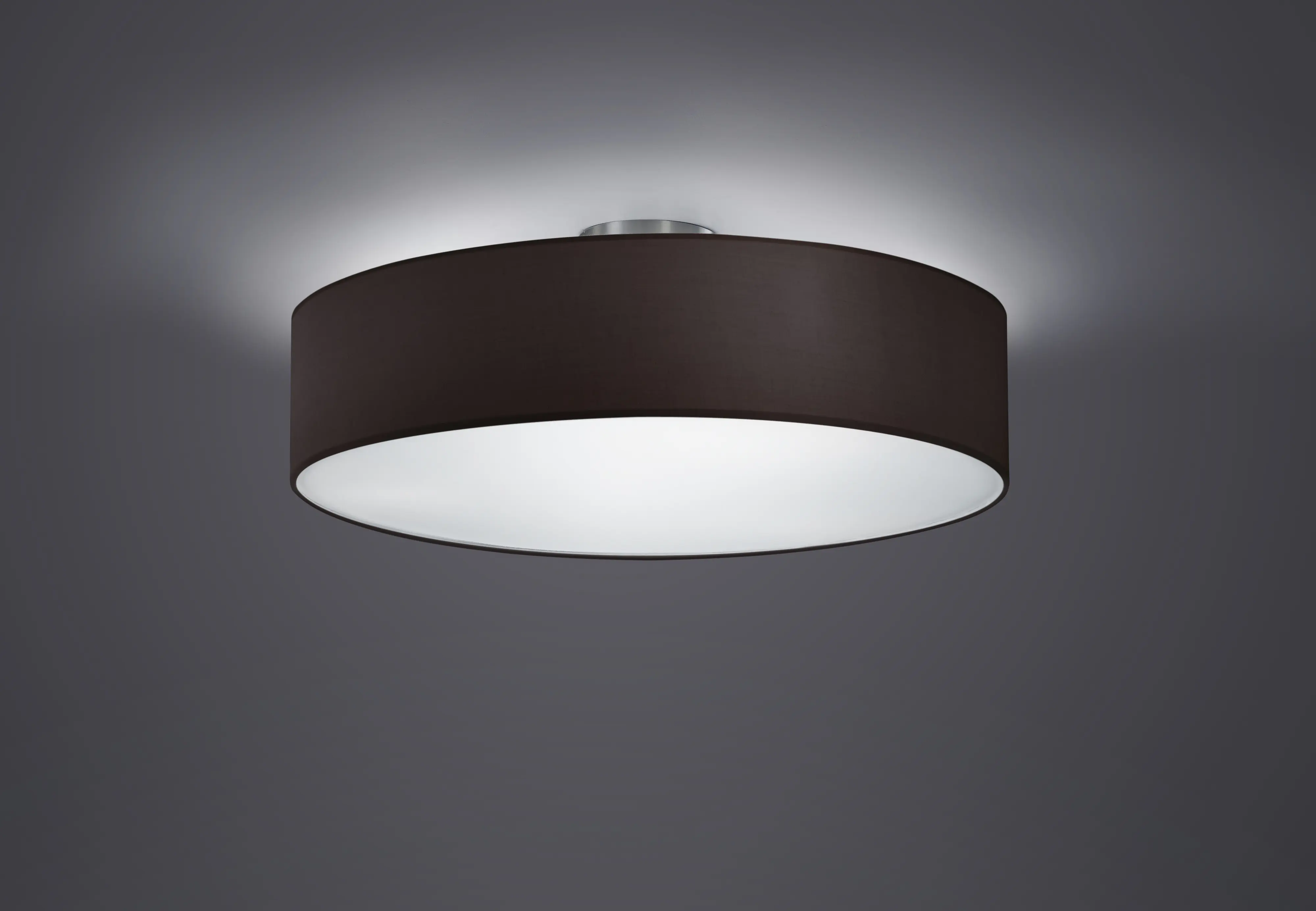 Trio Deckenleuchte Hotel schwarz  Ø 50 cm