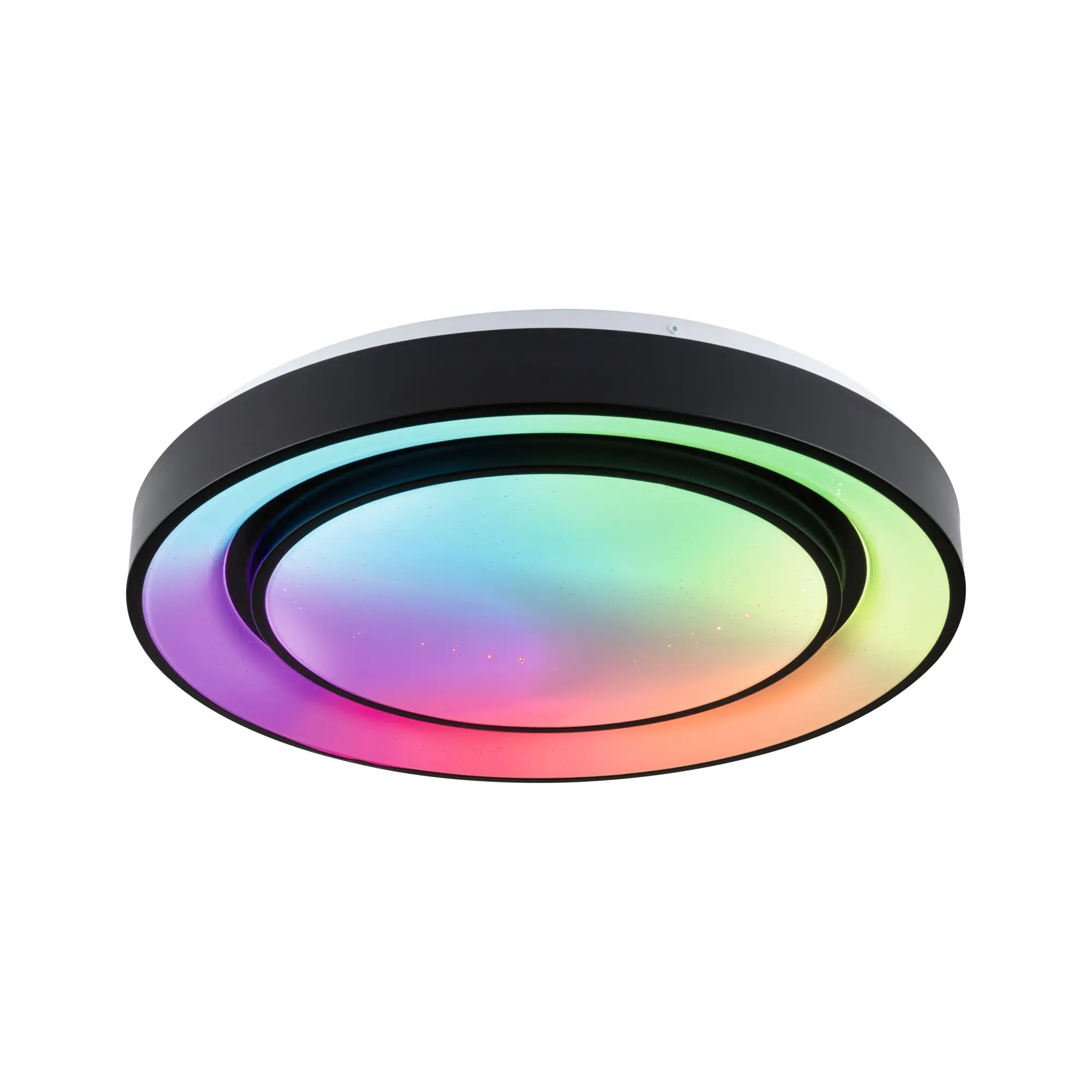 Paulmann LED Deckenleuchte Rainbow schwarz weiß Ø 47,5 cm RGBW