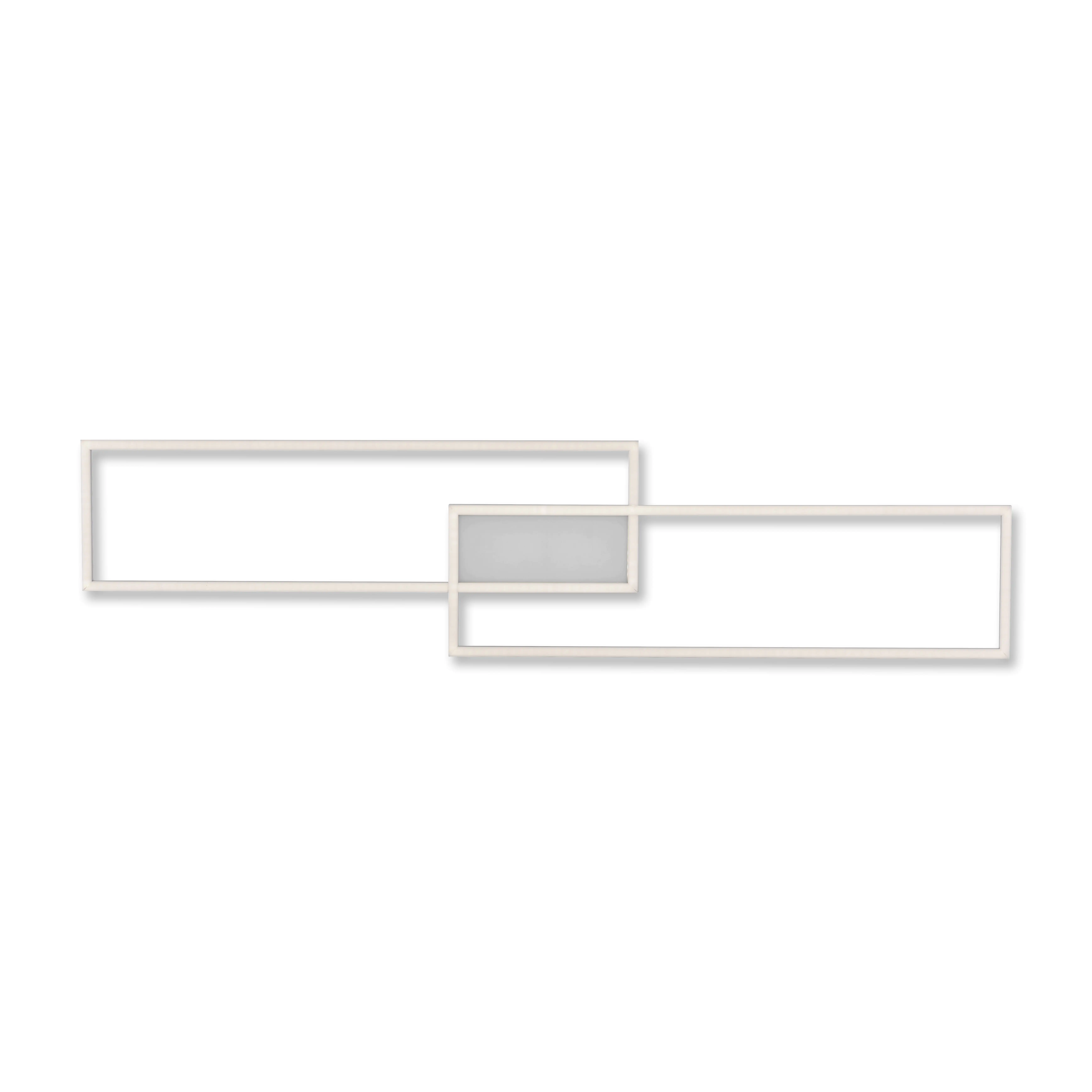 JustLight LED CCT Deckenleuchte Asmin nickel-matt 109,5 x 26 cm