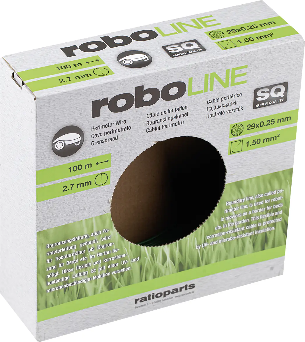 ratioparts roboline Mähroboter Begrenzungskabel 100 m grün