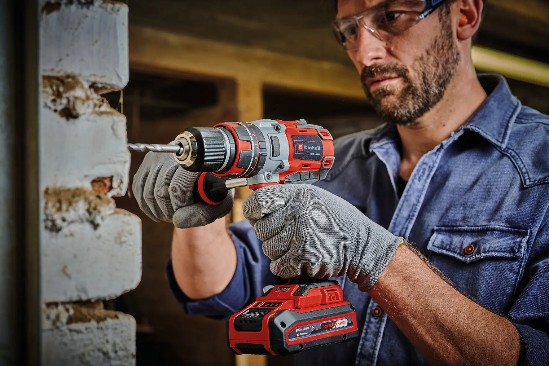 Einhell Professional Akku-Schlagbohrschrauber TP-CD 18 Li-i Brushless-Solo