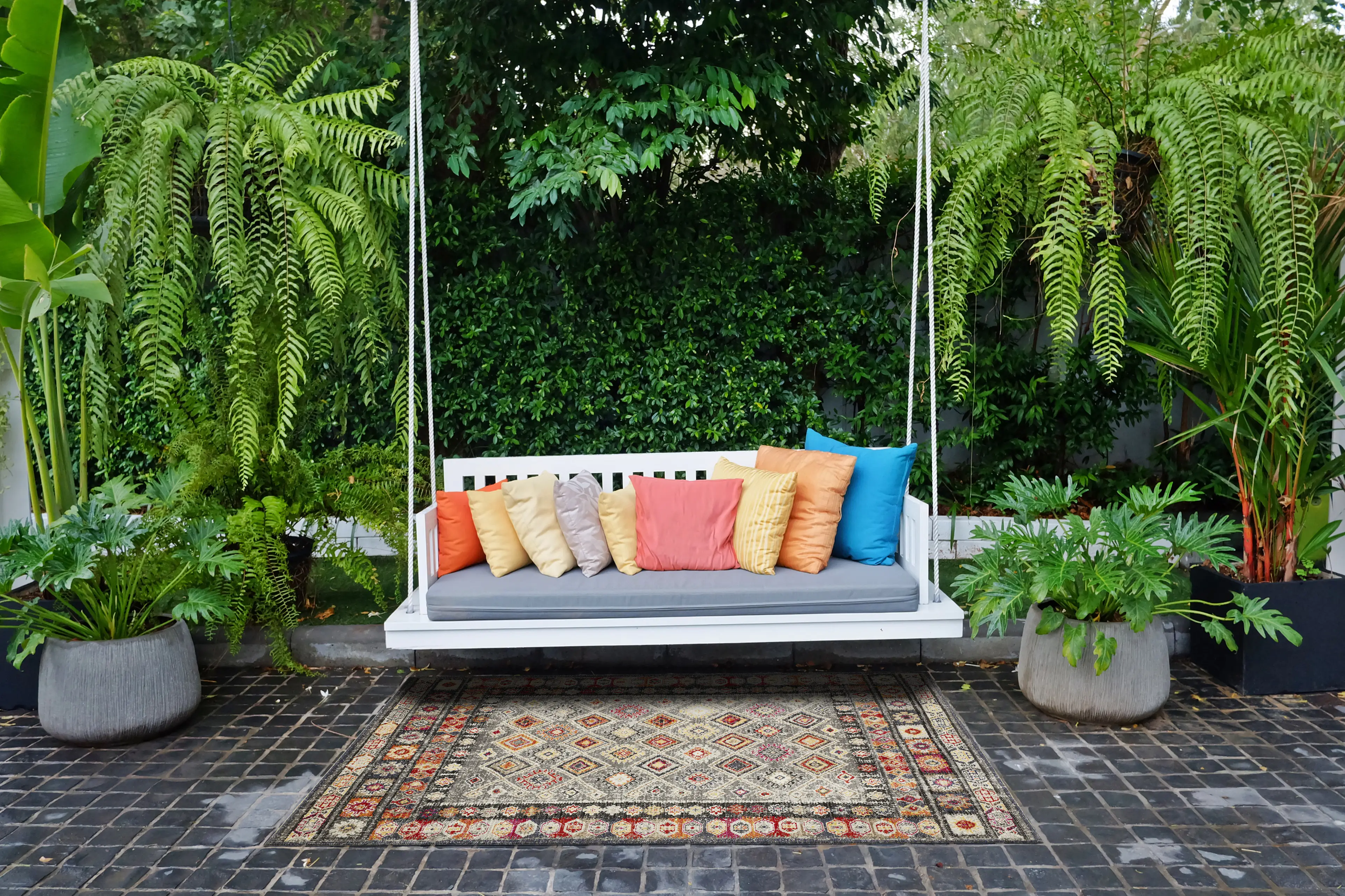 Andiamo In- und Outdoorteppich Bonnie multicolor hell, 120 x 170 cm