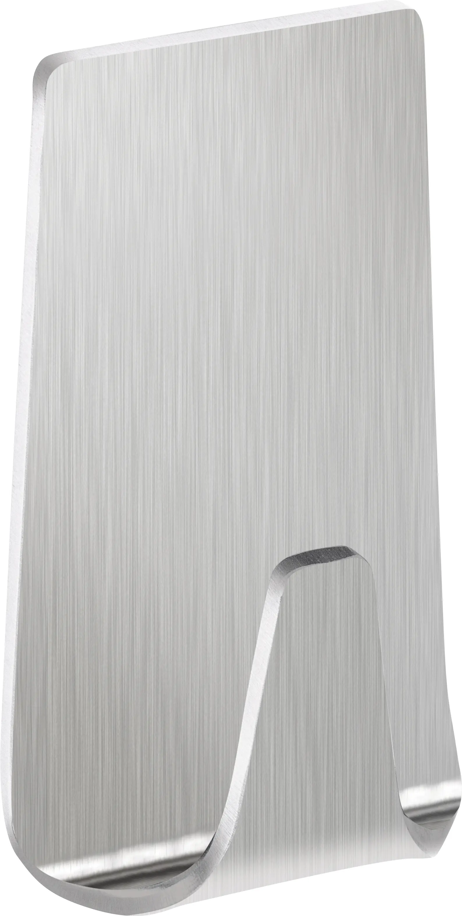 tesa Powerstrips Haken Small rechteckig, Edelstahl