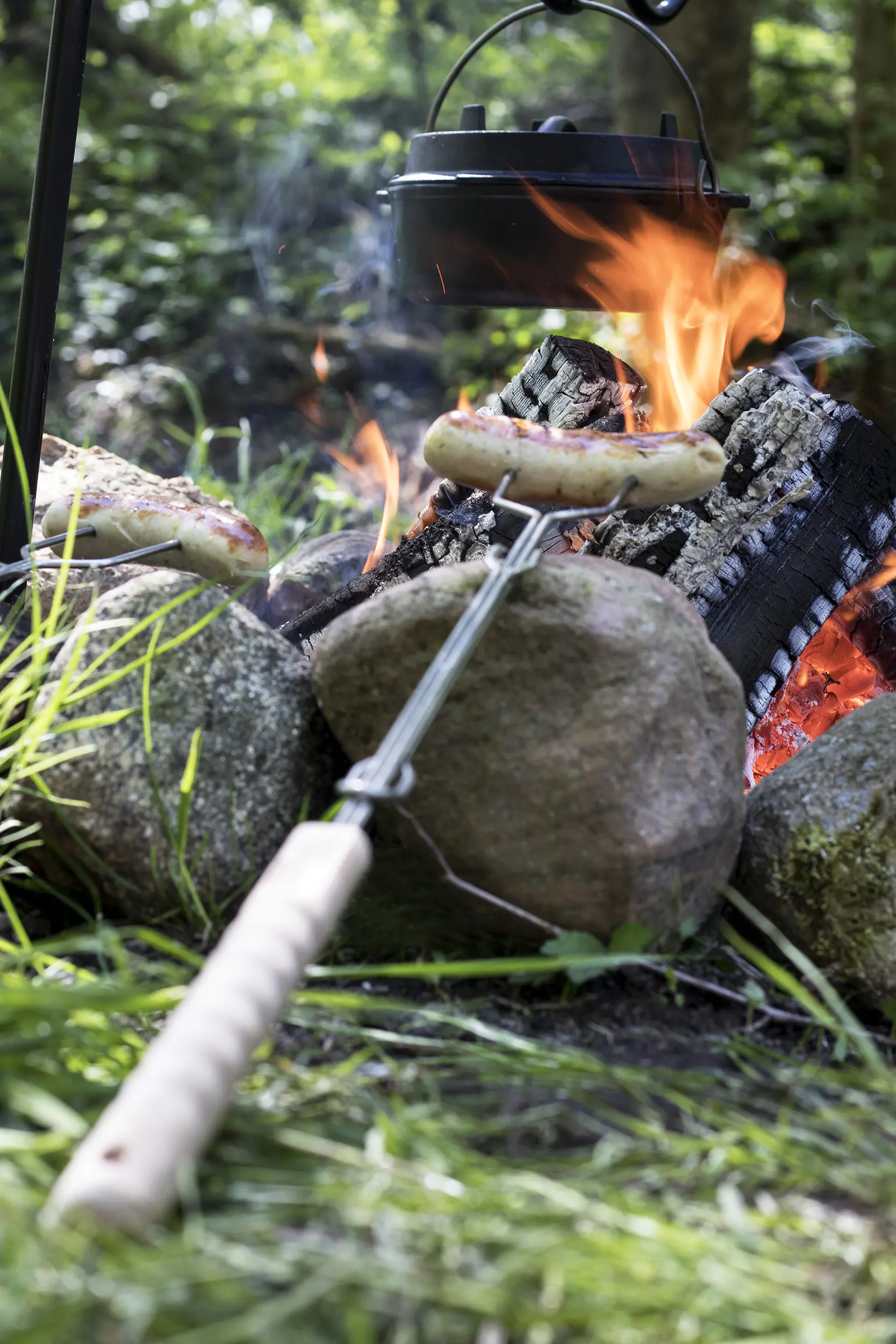 Petromax Lagerfeuer-Spieß ls1 Gabel gerade 2 Stück