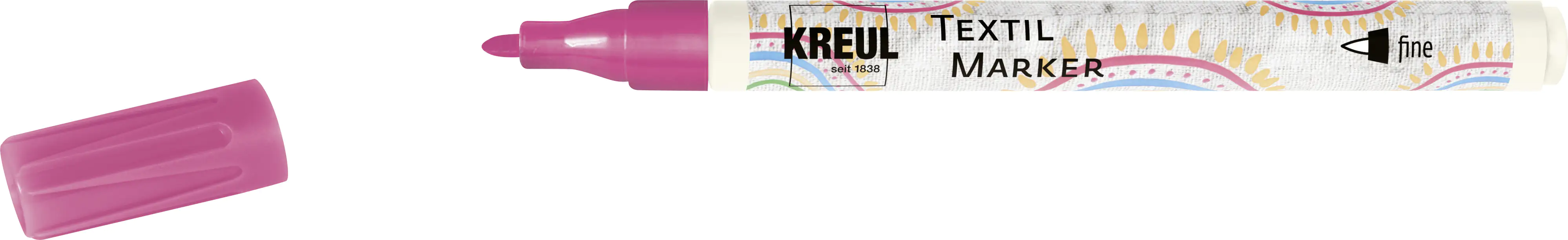 Kreul Javana texi mäx Sunny Stoffmalfarbe fine für helle Stoffe fine pink
