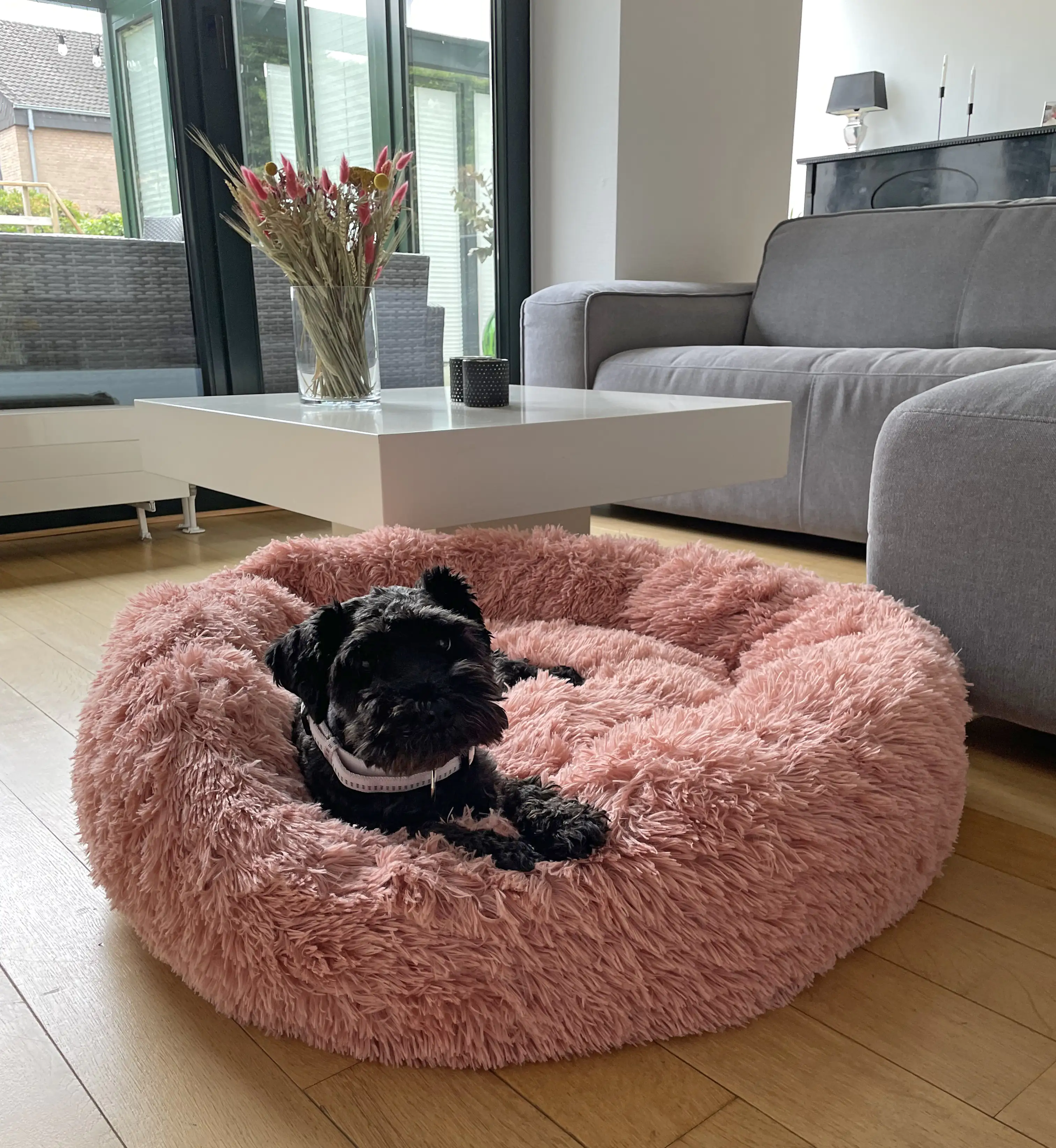 Nobby Hundebett & Katzenbett Donut Classic Esla Ø 50 cm altrosa