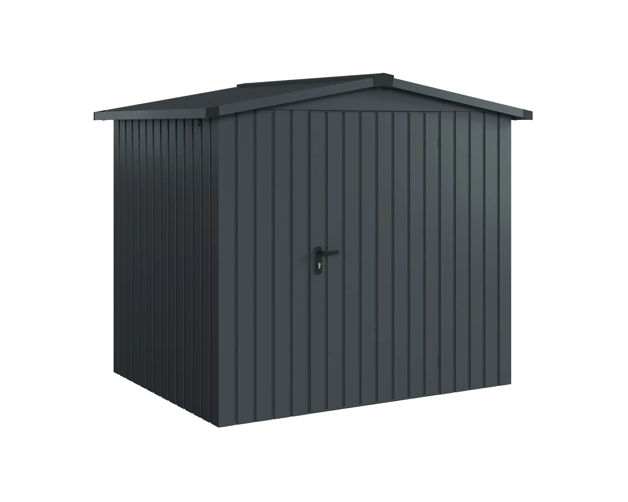 EcoStar Metallgerätehaus Euroline ESD4 anthrazit 214 x 166 cm 1-flg.