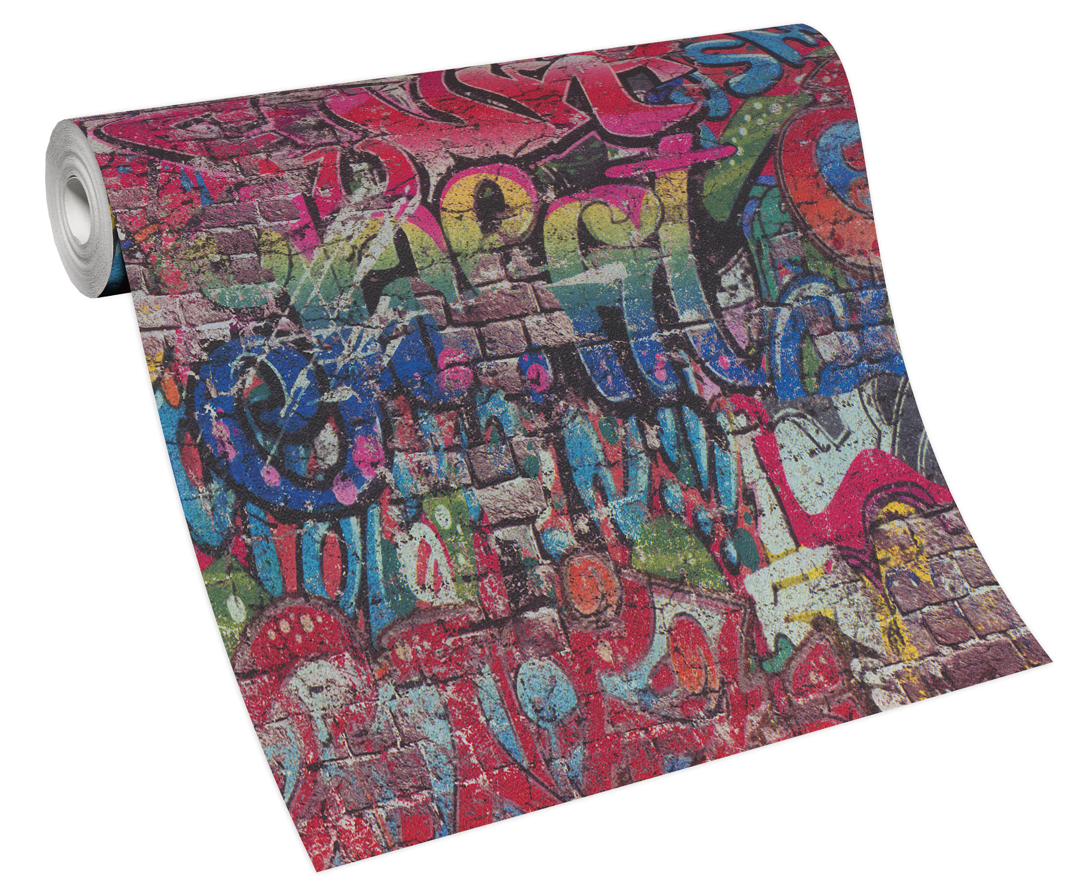Erismann Papiertapete 05530-10 Graffiti bunt 10,05 x 0,53 m