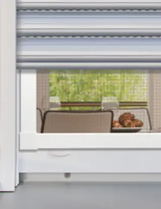 Schellenberg Fliegenschutz-Fenster PREMIUM 100 x 120 cm anthrazit/weiß kürzbar