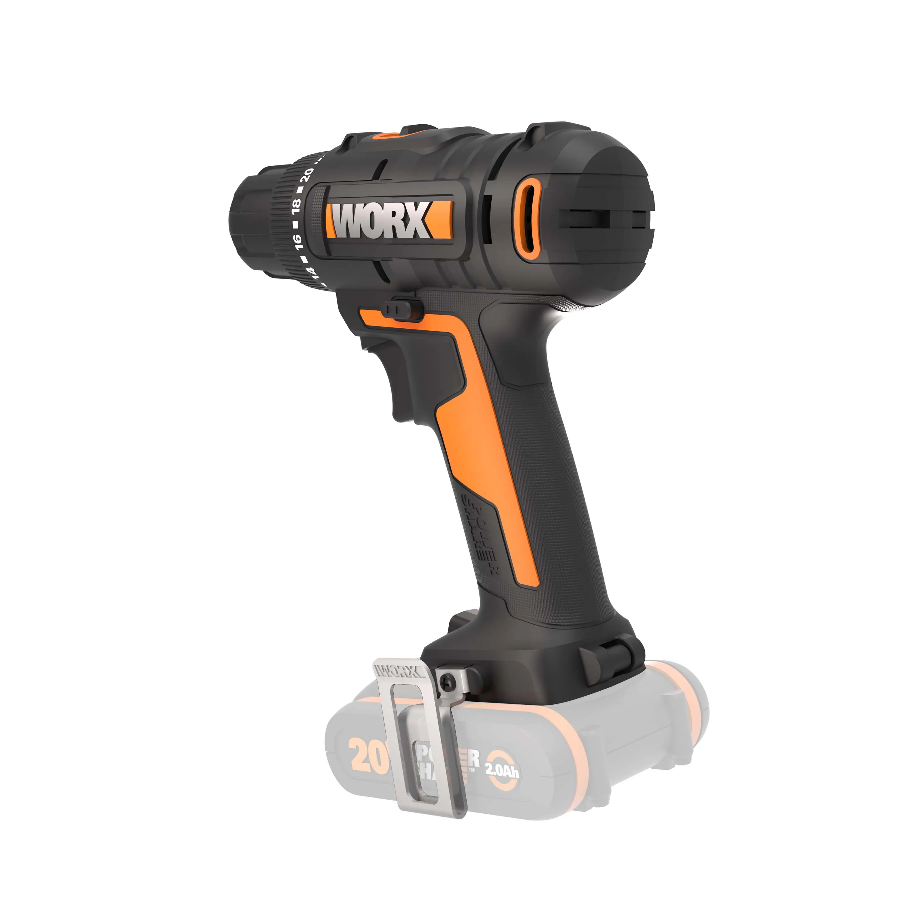 Worx Akku-Bohrschrauber WX100.9 20 V Solo